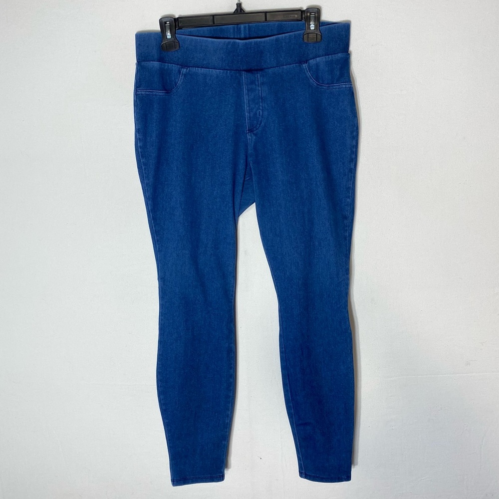 Torrid Blue Pull On Stretchy Jean Leggings Jeggings L